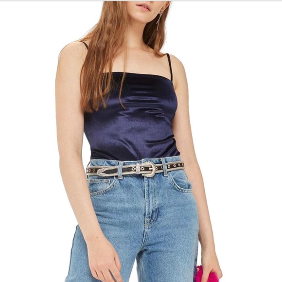 Top Shop | velvet bodysuit - Picture 3 of 4